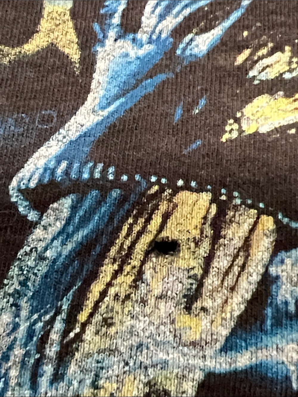 Hanes Iron Maiden- Live After Death Perfectly Distressed Graphic Tee - Picture 10 of 12